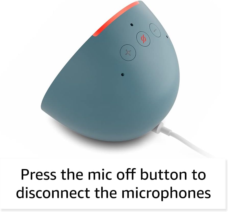 Like-New Amazon Echo Pop (newest model), Our smallest Alexa speaker, Fits in any room, Glacier White