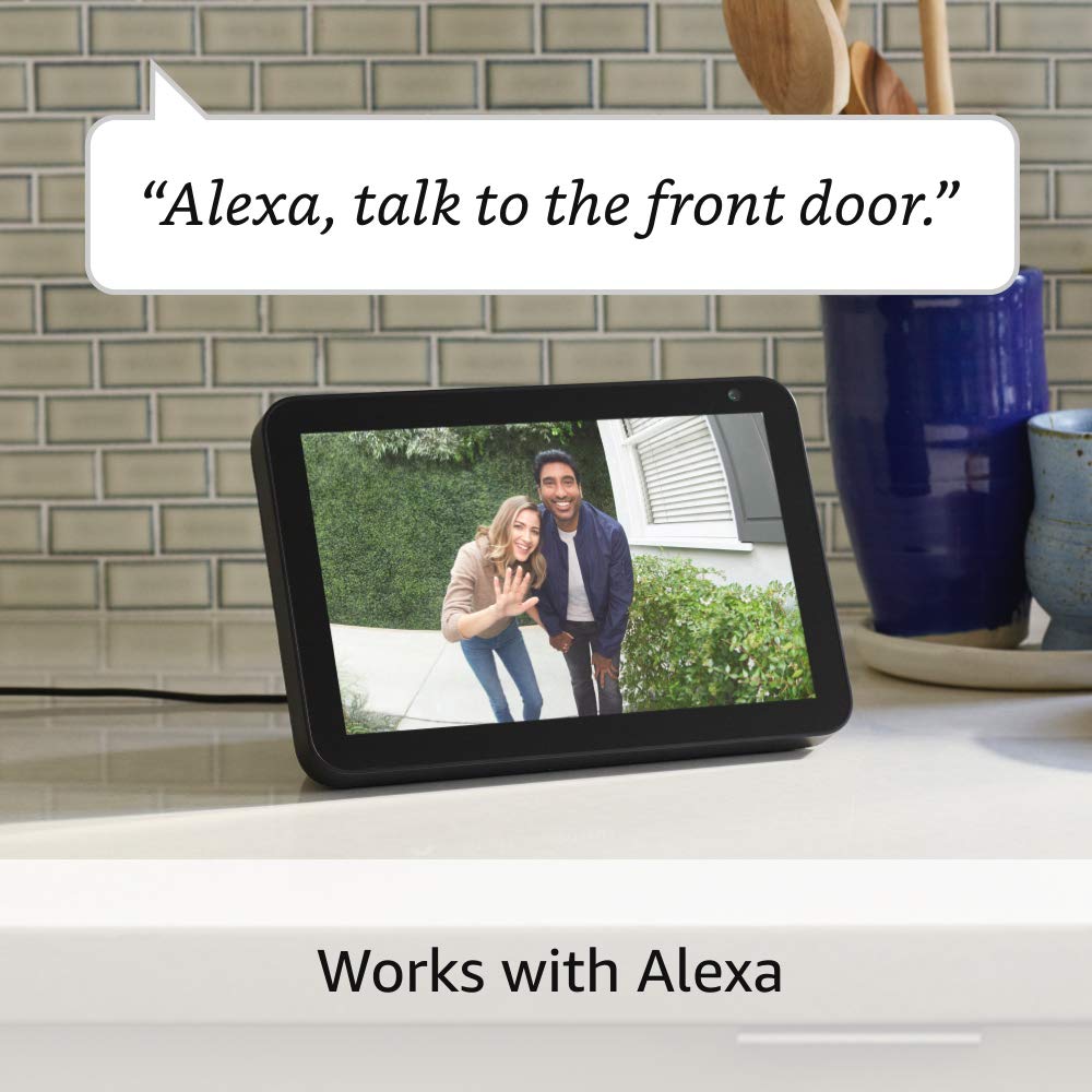 Like-New Ring Video Doorbell Wired (newest model), Use Two-Way Talk, advanced motion detection, HD camera and real-time alerts to monitor your front door (wiring required)
