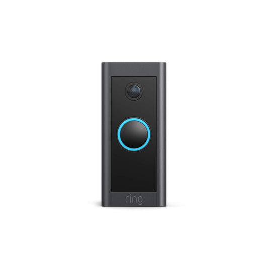 Like-New Ring Video Doorbell Wired (newest model), Use Two-Way Talk, advanced motion detection, HD camera and real-time alerts to monitor your front door (wiring required)